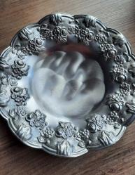 Antika kabartma desen tabak