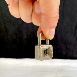 Antika Alman Tropex-80 Minyatür Asma Kilit