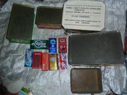 NOSTALJİ TENEKE PLASTİK KARTON SAKIZ ÇİKLET BOŞ  KUTULARI 100 ADET