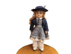 37 cm boyunda Avrupa porselen bebek -754