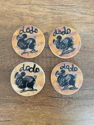 Dodo Mermer Bardak Altlığı