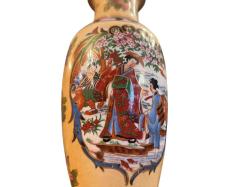 31 cm boyunda eski Çin antika porselen vazo