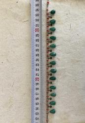 El İşçiliği Dizi Doğal Taş Gümüş Kolye ERK Tasarım