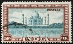 +++  HİNDİSTAN TAC MAHAL      1949    - DAMGALI , HALİYLE