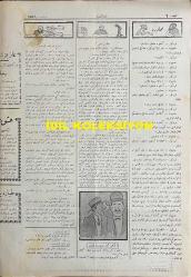 Osmanlıca Karagöz Mizah Dergisi-Gazetesi, Orijinal Dönem Basım, (Ottoman Magazine-Newspaper-Journal Illustré Cara-Gueuz) - 17 Mart 1926 - Sayı: 1878 - Karikatürist Togo'nun İsmet İnönü'yü Tasvir Eden Çalışması: Kara Kedi Gibi Aramızı Bozmaya Çalışıyor 