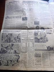 Akşam Gazetesi - Turkish Newspaper - 10 Aralık 1960 - kurucu meclis tasarısında yapılan değişiklikler - devlet başkanına bazı halde meclisi feshetme hakkı tanındı - 3 bakan Selim Sarper Ekrem Alican ve Muharrem İhsan Kızıloğlu Paris'e gidiyor - vali ve belediye reisi Refik Tulga dünkü basın toplantısında konuşuyor fotoğraf - Kasım Gülek Topkapı'da taş sopa görmedim dedi fotoğraf - olaylar sırasında İstanbul 3. Şube müdürü olan Nazım Sevin şehadeti esnasında bazı mütecavizleri de teşhis etti Fotoğrafı - ödenek davasına adı karışanlar iftira dediler - Kıbrıs için üçlü bir görüşme yapılacak - yeni basın kanunu ilk defa Tavşanlı'da tatbik olunuyor - Rus patriği de İstanbul'a geliyor - İstanbul'da bugün bu gece sinema tiyatro programı - Hülagünün gözdesi yazan Abdullah Ziya Kozanoğlu Çizen Suat Yalaz - NATO Türkiye Amerika yazan Müşerref Hekimoğlu - Ateşli Kız Gina yazan George Albert Gley Yazı Dizisi - ocakta transfer kabul edildi - Samim Uygun Galatasaray ile profesyonel mukavele imza