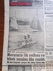 Akşam Gazetesi - Turkish Newspaper - 20 Haziran 1960 - soruşturma kurulu bugün ilan ediliyor - Suçlular ve diğerleri yazan Doçent Doktor Edip F. Çelik Başmakale - bakanlar kurulu tarafından tespit edilen liste Milli Birlik komitesine verildi - Galatasaray mezunları pilav günü fotoğraf - Sarıyer'deki esrarlı trafik kazasında iki genç öldü - Ödemiş şilebinde 100 kilo Afyon ele geçirildi - Adnan Menderes'e 60 bin dolarlık döviz nasıl gönderilmiş - Atatürk köşkü depo yapılmış - Güvenevler'in dertli sakinleri kongre yaptı fotoğraf - Sabıklar 155 bin liralık kumaşı parasız almış  - Kız kulesi kahramanı yazan Abdullah Ziya Kozanoğlu Çizen Suat Yalaz - Dördüncü Murad siyah Zambak yazan Suzan Sözen Yazı Dizisi - Sabıklar mikro teyple  emirleri tespit etmişler - radyoda köy programları yer alacak - Aziz Nesin Ratip Tahir Ve Suat Yalaz TEF Yarın çıkıyor - olimpiyatlara katılacak olan 119 kişilik kafile 70 kişiye indiriliyor - Beşiktaş Karagümrük karşısında terledi 0 0 fotoğraf - Nur Ökten