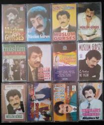 Müslüm Gürses 12 adet sıfır kaset