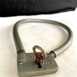 Nostaljik Çelik Gövdeli Orijinal Anahtarlı 1960'lar ROY Kilidi