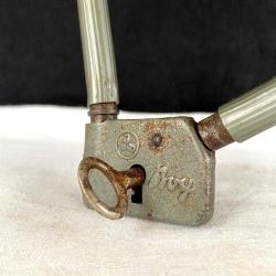 Nostaljik Çelik Gövdeli Orijinal Anahtarlı 1960'lar ROY Kilidi