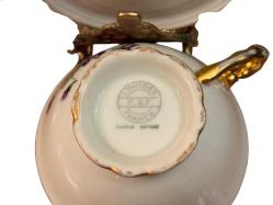 fransız limoges porselen çay kahve fincanı