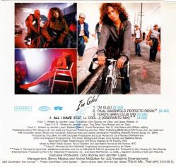 JENNIFER LOPEZ - I’M GLAD MAXI SINGLE 2003 CD