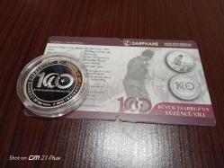 Darphane Büyük Taarruz'un Yüzüncü gümüş Yılı Sertifikalı