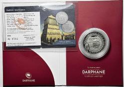 2024 Halikarnas Mozolesi Dünyanın Yedi Harikası Serisi No:1 925 Ayar Gümüş Hatıra Parası Sertifikalı Orijinal Darphane Kitinde