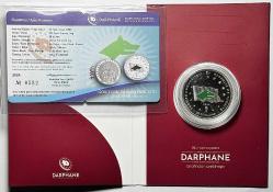 2024 Göktürk İmparatorluğu Türk Devletleri Serisi No:5 925 Ayar Gümüş Hatıra Parası Sertifikalı Orijinal Darphane Kitinde