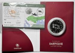 2025 Avar Kağanlığı Türk Devletleri Serisi No:6 925 Ayar Gümüş Hatıra Parası Sertifikalı Orijinal Darphane Kitinde