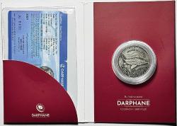 2021 Mersin Balığı 925 Ayar Gümüş Hatıra Parası Sertifikalı Orijinal Darphane Kitinde