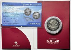 2021 Mersin Balığı 925 Ayar Gümüş Hatıra Parası Sertifikalı Orijinal Darphane Kitinde