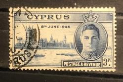 1946 KIBRIS PULU İNGİLİZ DÖNMEİ DAMGALI, p355a