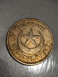 1937 Nikel 10 Kuruş Madeni Para