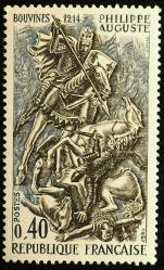 1967 FRANSA PHİLİP AUGUSTUS DAMGASIZ MNH