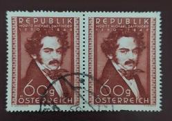 Avusturya 1950 Tek pul tam seri per damgalı katalog 820 tl.