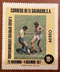1977.FUTBOL.EL SALVADOR.TEK PUL.DAMGALI