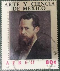 TABLO TEMA.MEKSİKA TEK PUL. DAMGALI