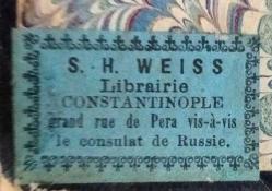 Oeuvres de Alfred de Musset Vol. 2 (Poesies 1833-1852) (S. H. Weiss Librairie Constantinople Etiketli)