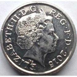 İngiltere 5 Penny 2015 - Çil ++ Süper - Kraliyet Arması Kalkanı Temalı - 