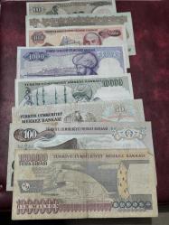 6-7.Emisyon Karışık Kondüsyon Kağıt Para Lotu