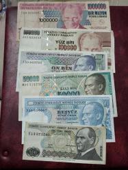 7.Emisyon Karışık Kondüsyon Kağıt Para Lotu