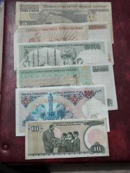 7.Emisyon Karışık Kondüsyon Kağıt Para Lotu