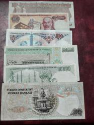 6-7.Emisyon Karışık Kondüsyon Kağıt Para Lotu