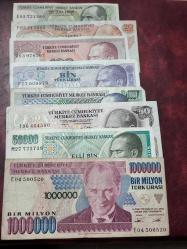 6-7.Emisyon Karışık Kondüsyon Kağıt Para Lotu