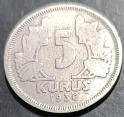 @@ 1936 5 Kuruş @@