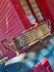 Antika art nouveau gondol ayaklı şekerlik