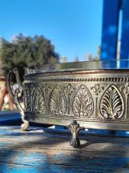 Antika art nouveau gondol ayaklı şekerlik