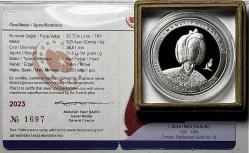 2023 I. Süleyman (Kanuni) Osmanlı Padişahları Serisi No:10 925 Ayar Gümüş Hatıra Parası Sertifikalı Orijinal Darphane Kutusunda