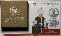 2023 II. Selim Osmanlı Padişahları Serisi No:11 925 Ayar Gümüş Hatıra Parası Sertifikalı Orijinal Darphane Kutusunda