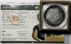 2024 I. Mustafa Osmanlı Padişahları Serisi No:15 925 Ayar Gümüş Hatıra Parası Sertifikalı Orijinal Darphane Kutusunda