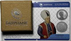 2024 II. Osman Osmanlı Padişahları Serisi No:16 925 Ayar Gümüş Hatıra Parası Sertifikalı Orijinal Darphane Kitinde