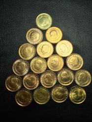 2005 -2023 YILLARI ARASI  1 KURUŞ SÜPER FULL SET 19 ADET ÇİL  TCM 4231