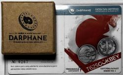 2025 T625 Gökbey Savunma Sanayi Serisi No:1 925 Ayar Gümüş Hatıra Parası Sertifikalı Orjinal Darphane Kutusunda