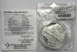 2010 Amasya Evleri Erör , Kültür Varlıkları Serisi No:7 925 Ayar Gümüş Hatıra Parası Sertifikalı Orjinal Darphane Poşetinde