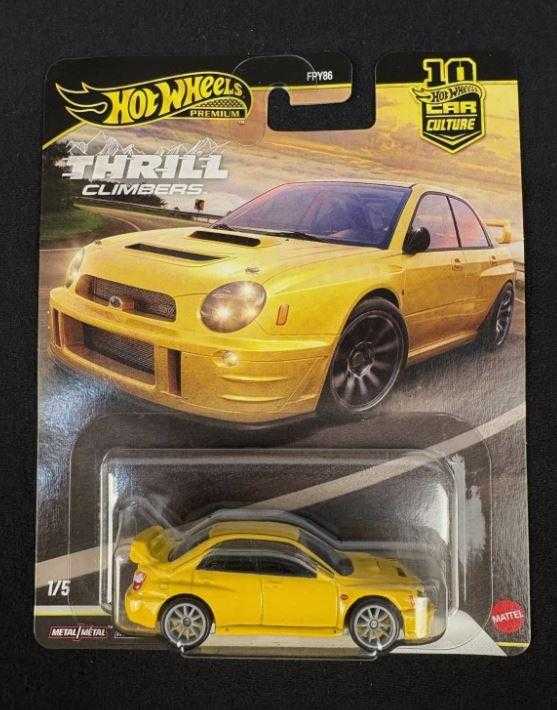 HOT WHEELS PREMIUM CAR CULTURE SUBARU IMPREZA WRX THRILL CLIMBERS