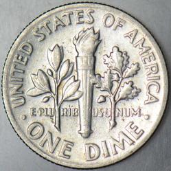 AMERİKA 1 DİME 1976 ONE DIME. ROOSEVELT.