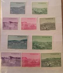TÜRKİYE  CUMHURİYET TAM SERİ POSTA PULLARI
