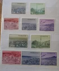 TÜRKİYE  CUMHURİYET TAM SERİ POSTA PULLARI