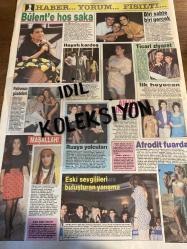 HAFTA SONU DERGİ - GAZETESİ EKSTRA EKİ DOĞUM GÜNÜ HEDİYESİ (TURKİSH -MAGAZINE - NEWSPAPER) - TAM TAKIM 8 SAYFADIR -  29 HAZİRAN 1990 - Sayı: 26 -Lili Garih-Semra Özal-Turgut Özal-Vuslat Erdoğan-Fatma Girik-Mehmet Dirim-Seyyal Taner-Bülent Ersoy-Vahdet Vural-Mahmut Tuncer-Ramazan Dağdelen-Vicdan Arıkan-Nejat Alp-Seda Sayan-Gürcan Erdaş-Banu Alkan-Yılmaz Duru-Sabah Duru-Faruk Peker-Türkan Şoray-Sadri Alışık-Sibel Turnagöl-Nazmi Özer-Temel Gürsu-Yusuf Sezgin-Nuray Hafiftaş-Abdurrahman Keskiner-Nazmi Özer-Tolga Savacı-Mine Çayıroğlu-Bülent Ersoy-İbrahim Tatlıses-Osman Yağmurdereli-Selda Bağcan-Orhan Gencebay ve Ferdi Tayfur-Ahmet Kaya-Devadip Carlos Santana-Zülfü Livaneli-Turgut Boralı-Sevtap Parman-Aslı Altan-Menderes Samancılar-Orhan Gencebay-Oya Aydoğan-Aydemir Akbaş-Selma Poyraz-Hülya Erten-Nilgün Akçaoğlu-Kadir Savun-Türkan Şoray-Yıldız Tezcan-Müşerref Tezcan-Kartal Tibet Kimdir-Razi Canikligil-Mahmut Tezcan-Sibel Boronkay-Gülgün Sazak-Şeyma Özerler-Halit Narin-Özden Narin-Edip Çizmec